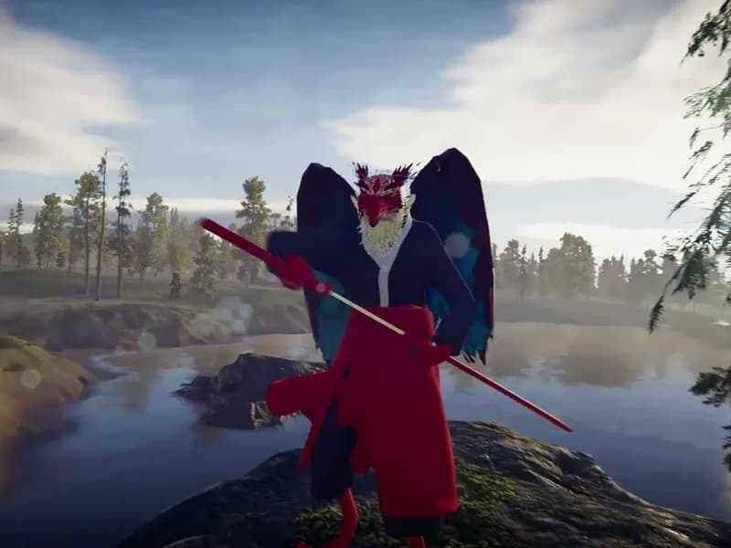 Realistic 3rd Person Warrior Game