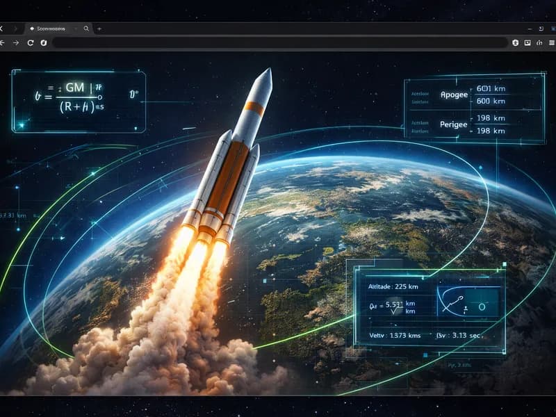 WebGL Rocket Simulation